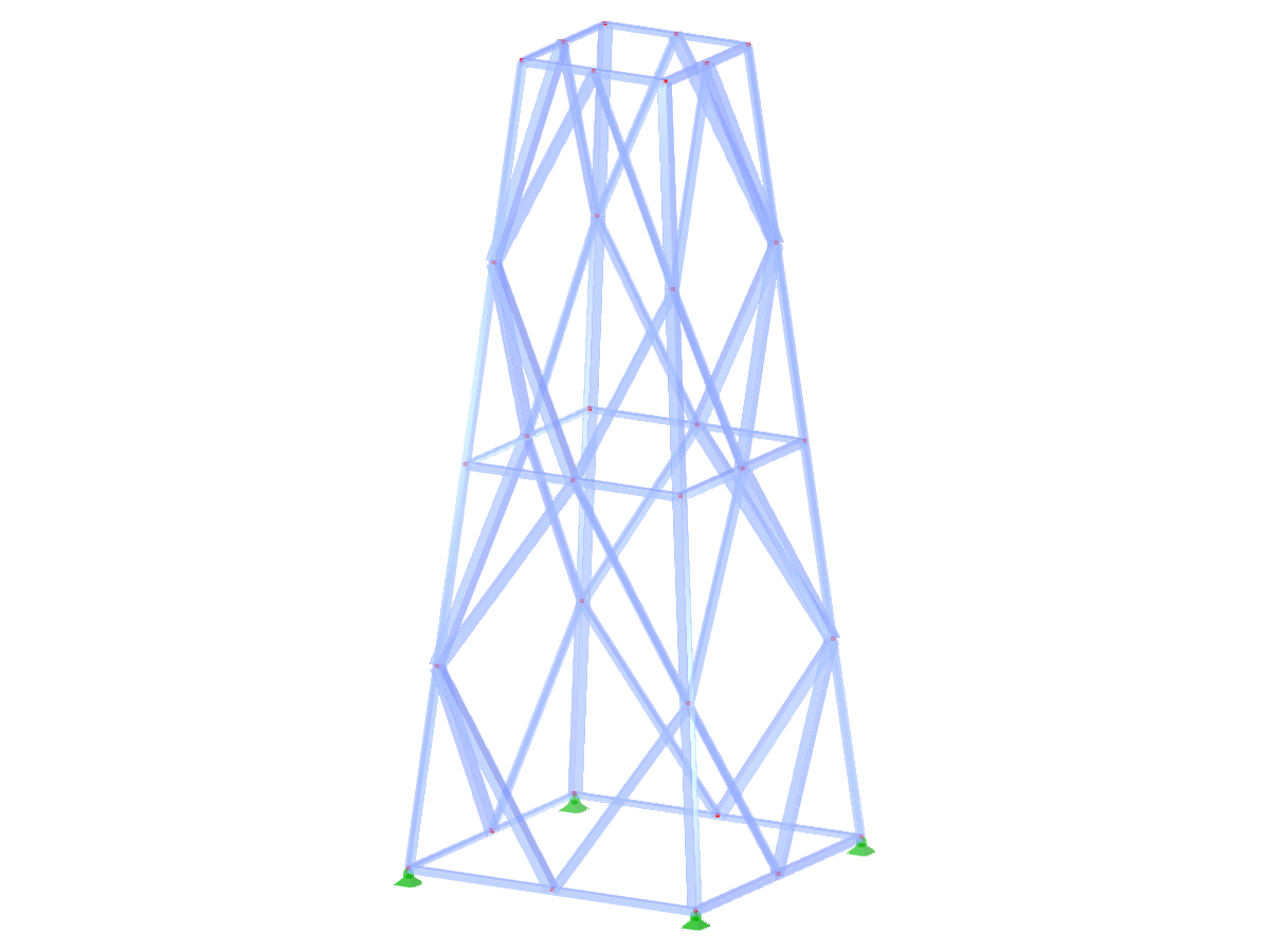 ID del modelo 2138 | TSR041 | Torre de celosía