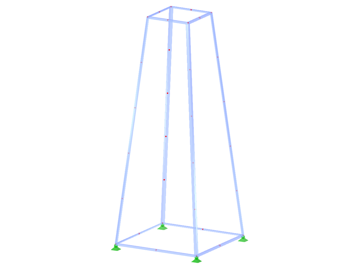 ID del modelo 2144 | TSR001 | Torre de celosía