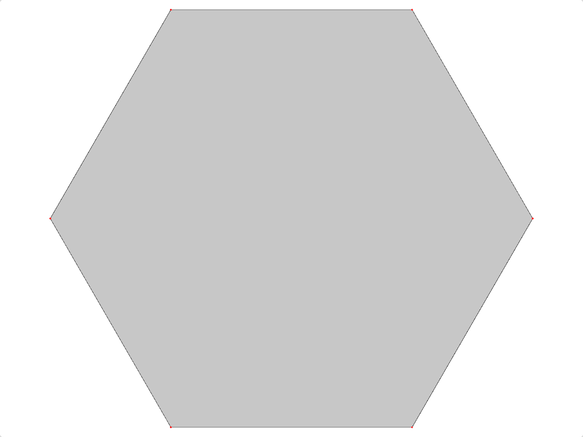 ID del modelo 2279 | SS010 | Entrada mediante el número de aristas (5 o más), la longitud de la arista, el radio del círculo circunscrito o inscrito