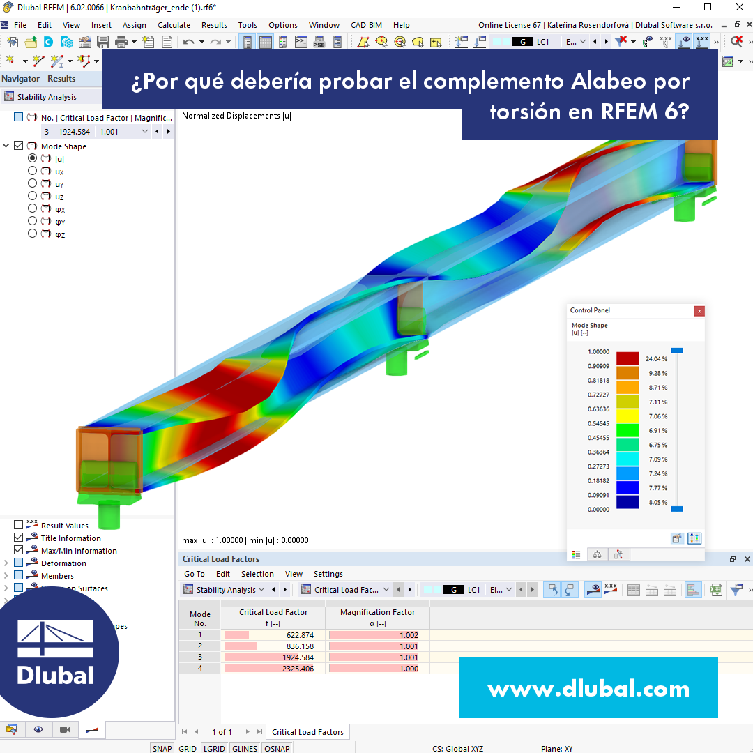 Por qué probar la Deformación Torcional en RFEM 6?