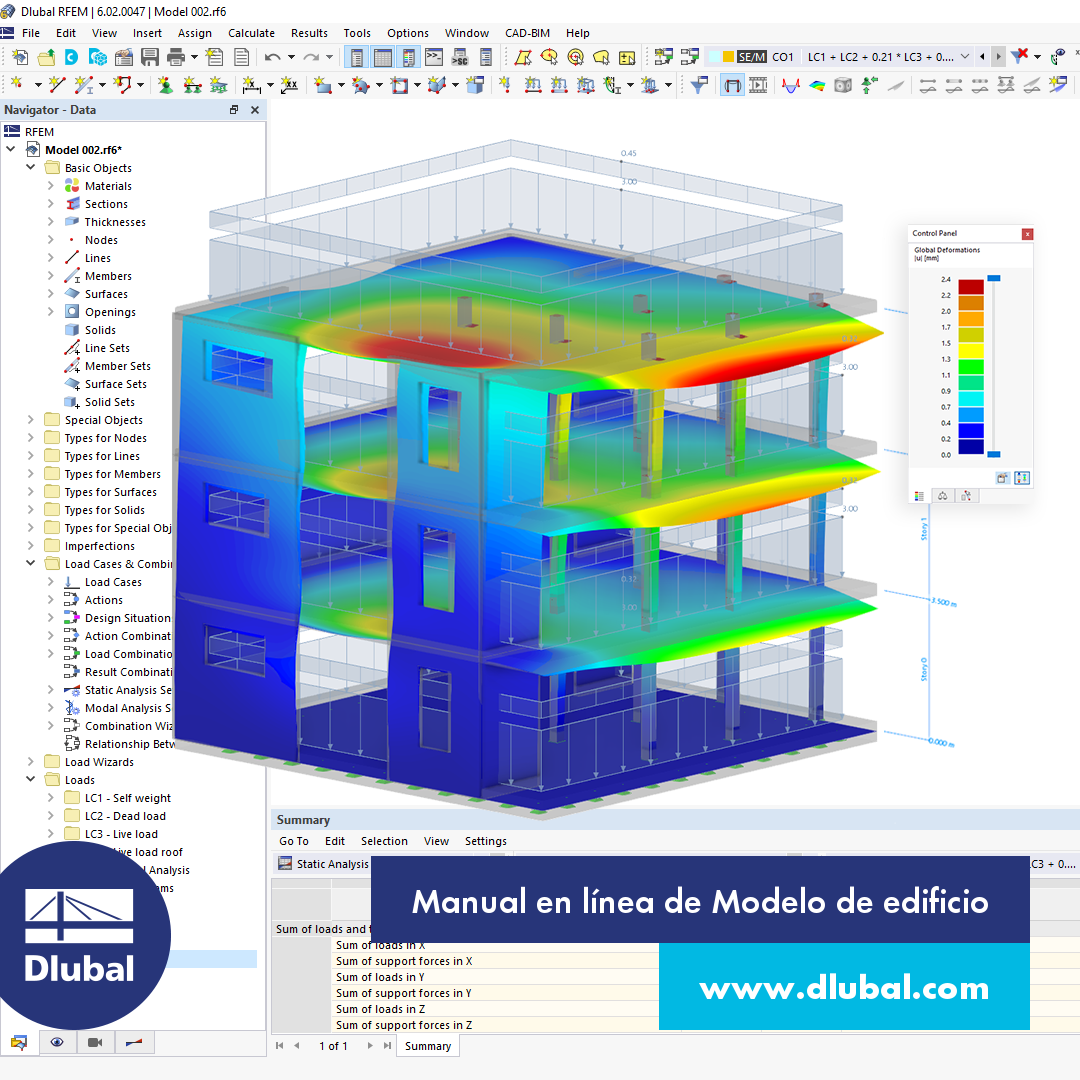 Manual en línea de Modelo de edificio