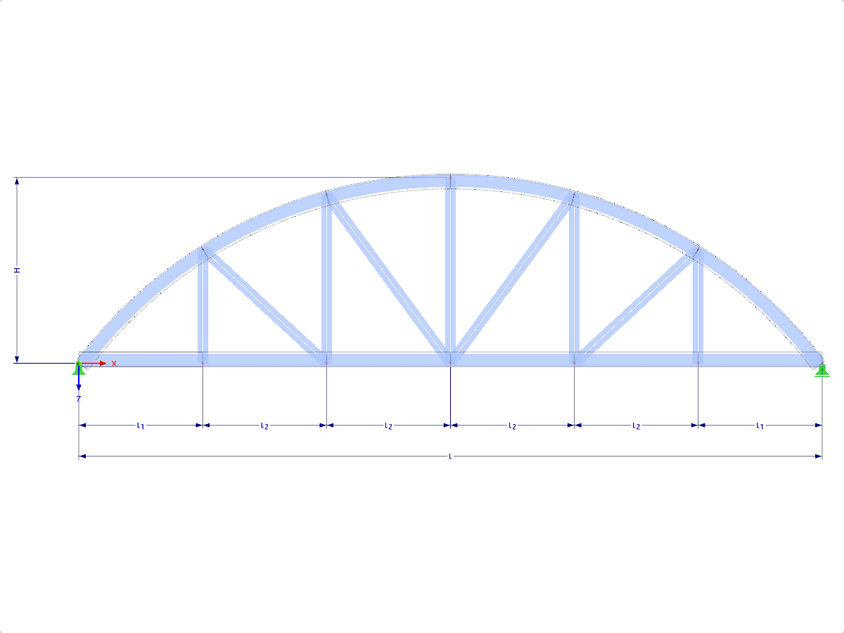 Modelo 001626 | FT706c-crv-a | Armadura de arco con parámetros