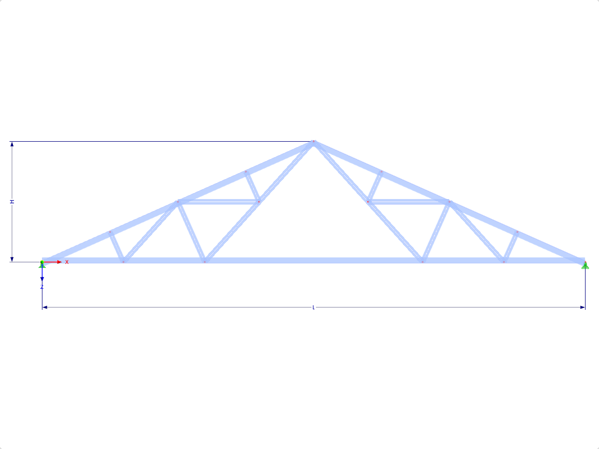 Modelo 001767 | FT311 | Armadura triangular con parámetros