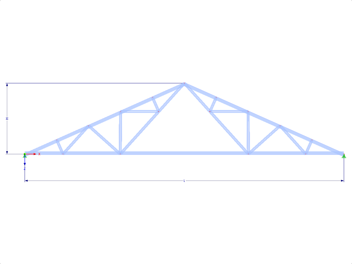 Modelo 001768 | FT312 | Armadura triangular con parámetros