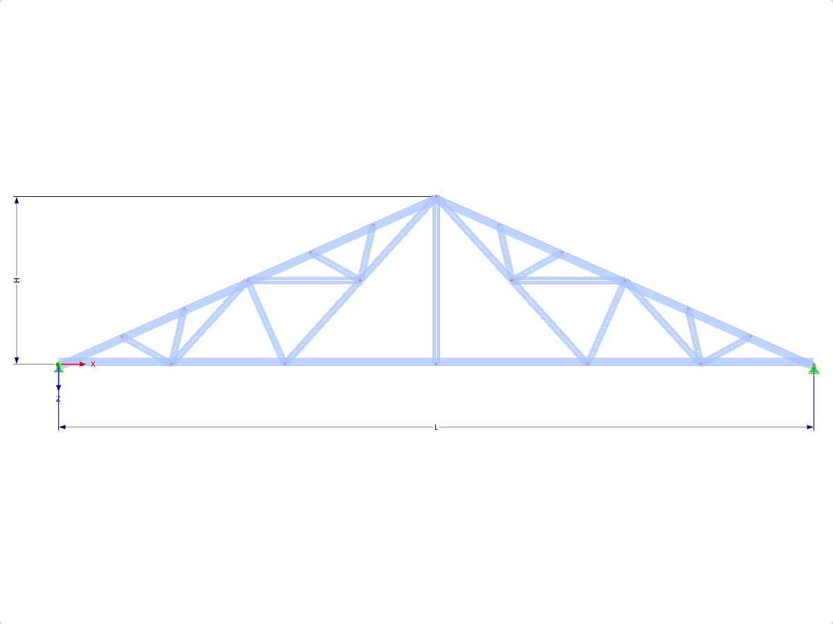 Modelo 001776 | FT320 | Armadura triangular con parámetros