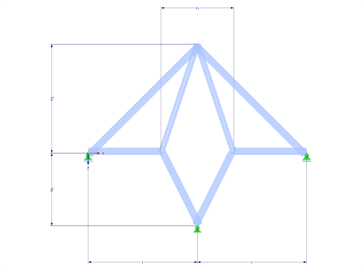 Modelo 001798 | FTX070 | Truss con parámetros