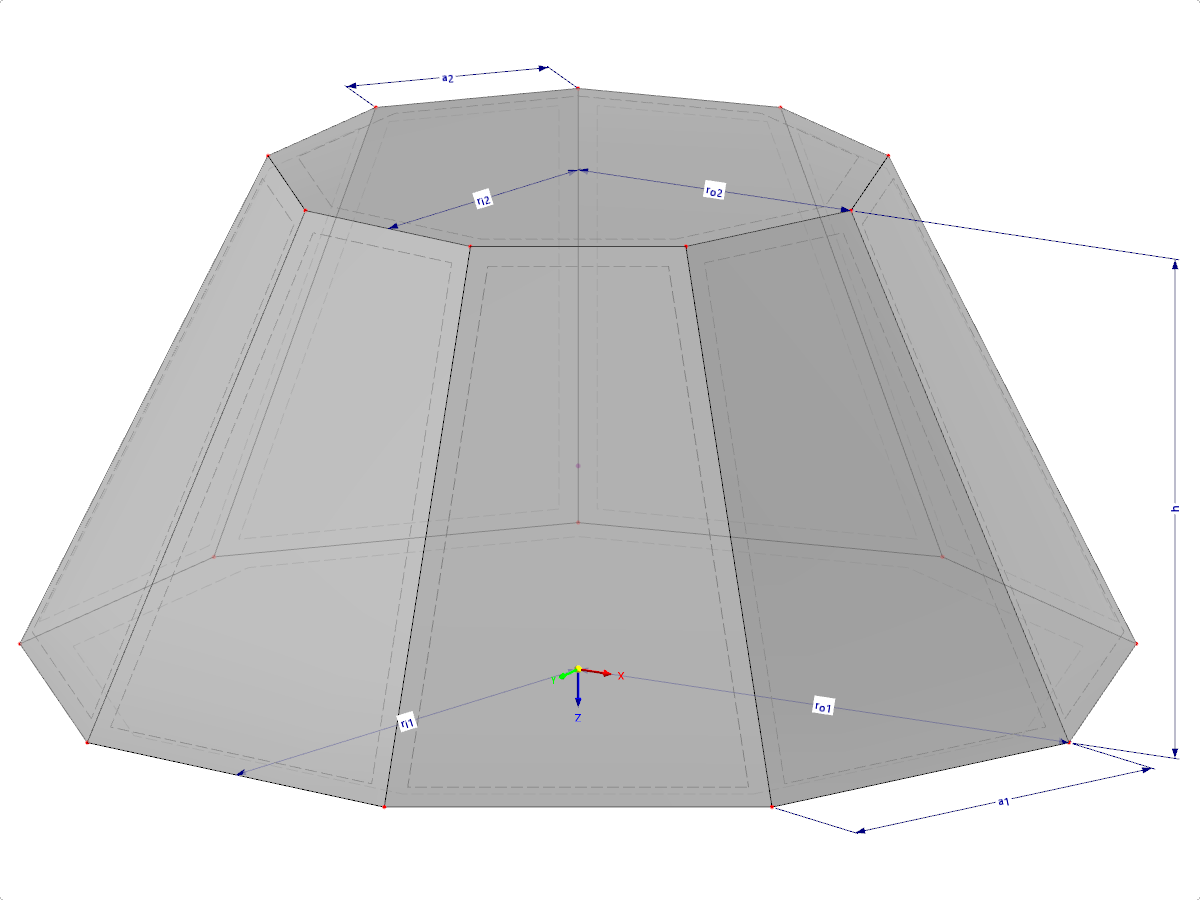 Modelo 002217 | SLD047 | Input via Number of Edges (9 or More), Length of Edge, Circumscribed Circle Radius, or Inscribed Circle Radius, with Parameters