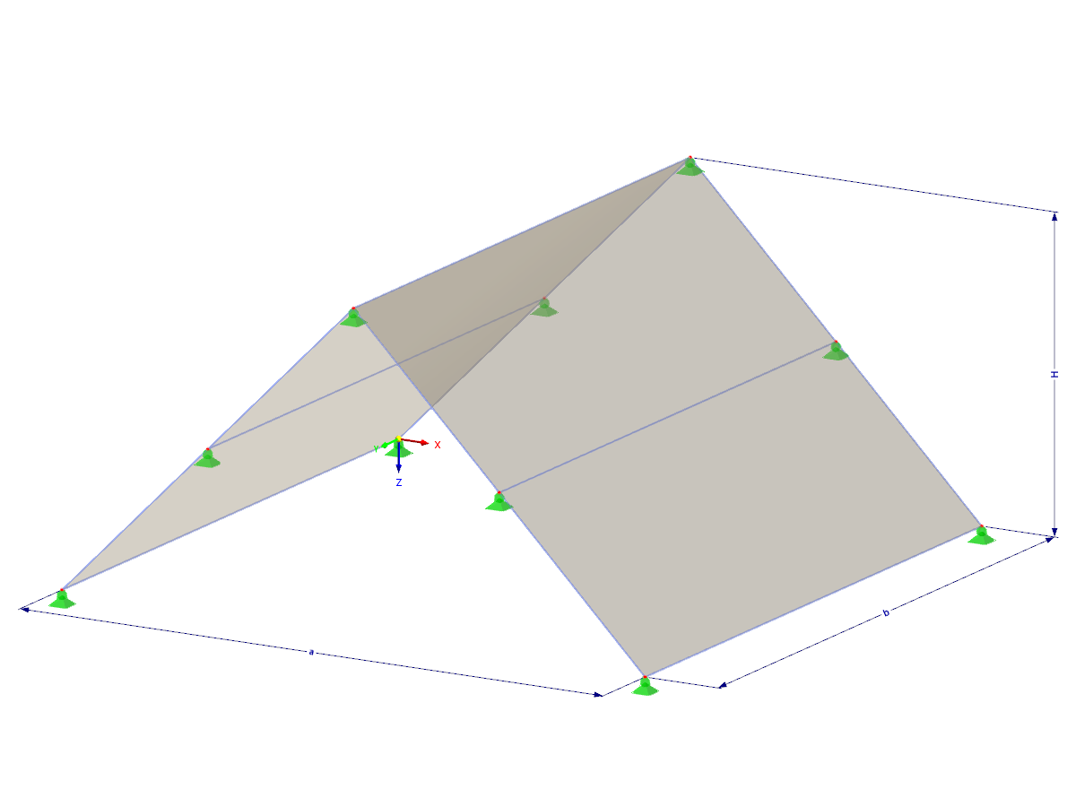 Modelo 002418 | TMS013 | Estructura de membrana extensible con parámetros