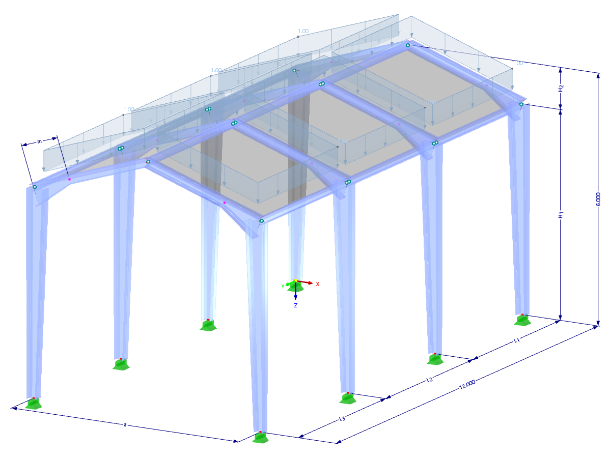 Modelo 002537 | FRS052-b | Salón con parámetros