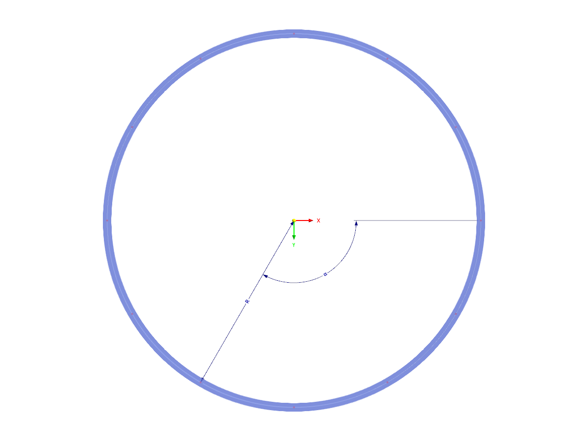 Modelo 003117 | CRC002-b | Viga circular con parámetros