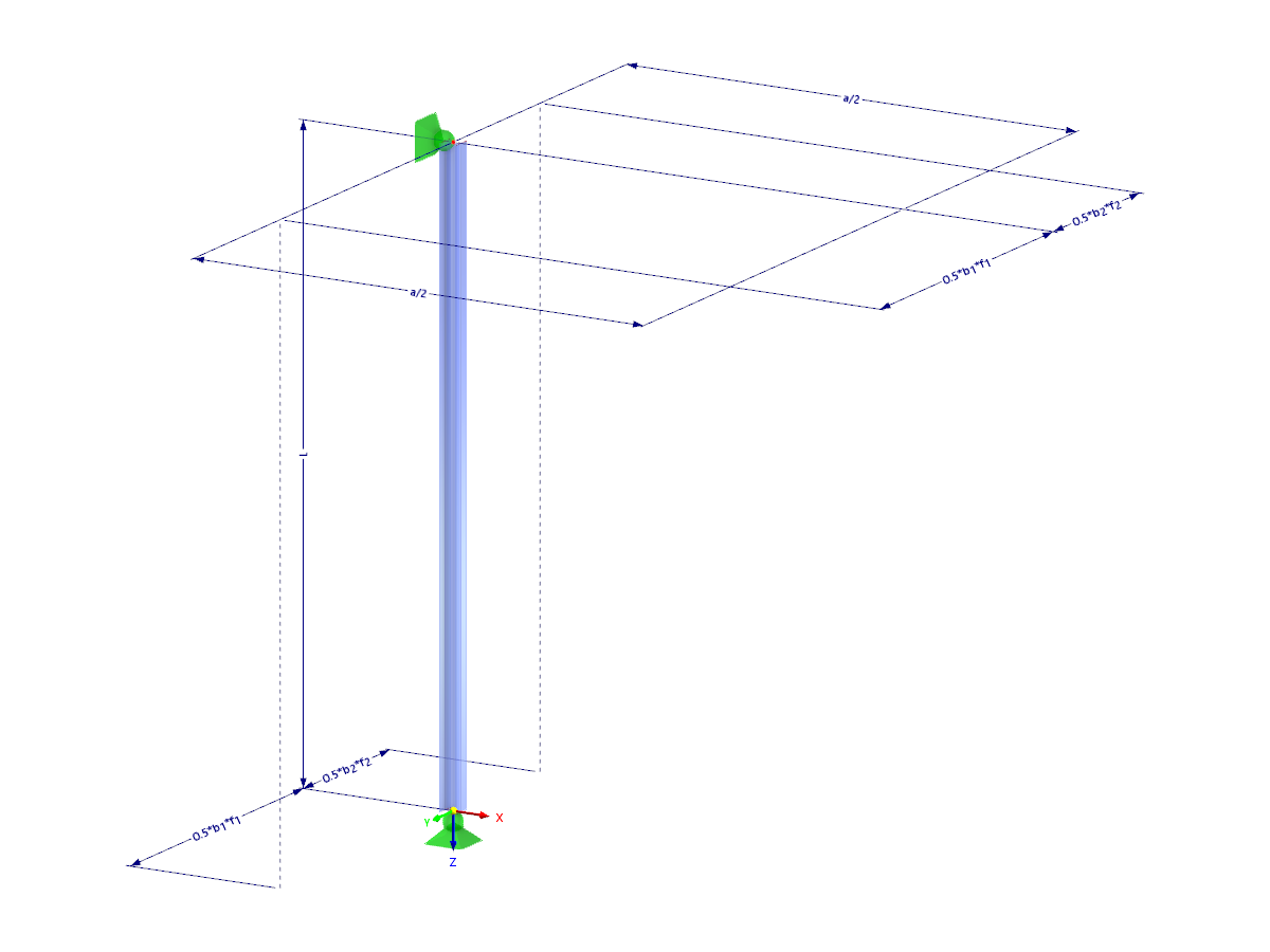 Modelo 003178 | CLN001 | Columna con parámetros