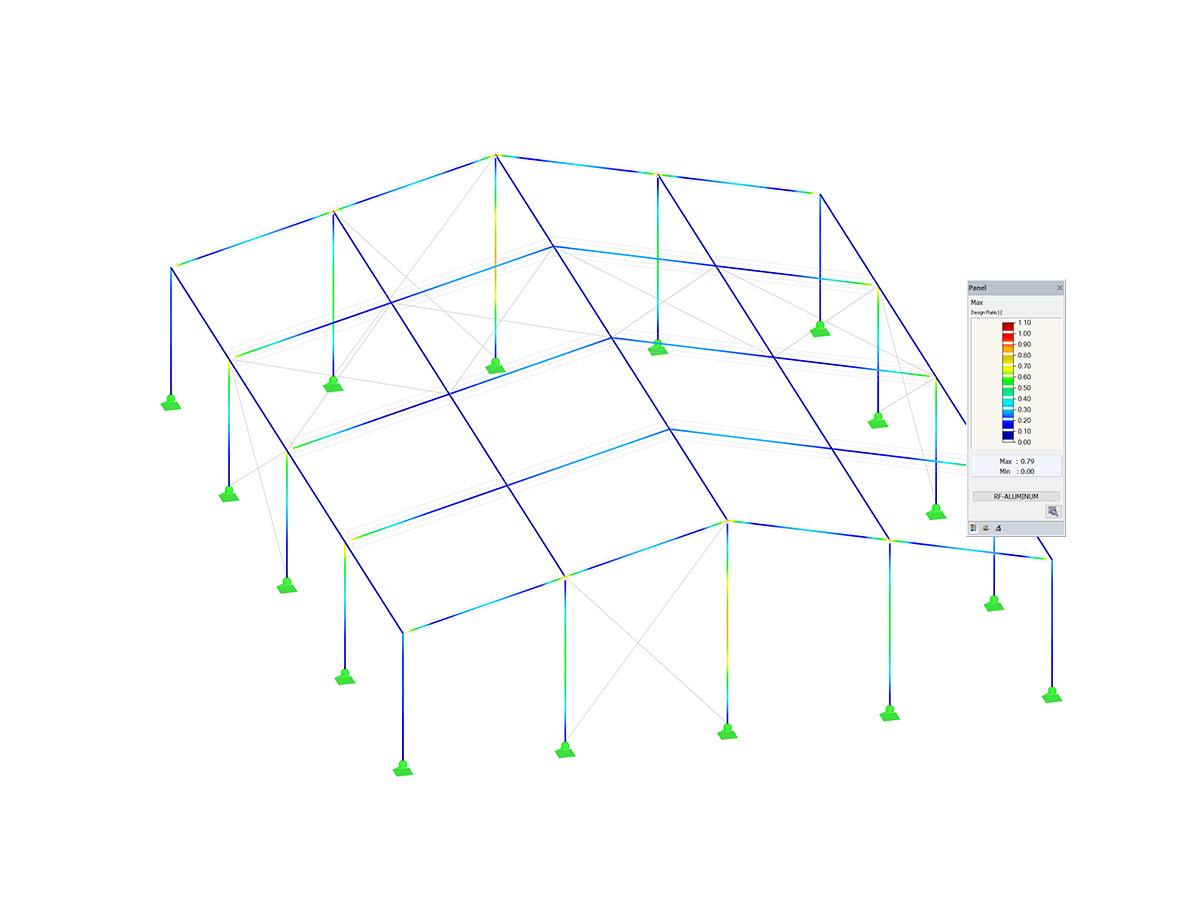 (Aluminio) Módulo adicional RFEM/RSTAB RF-/ALUMINUM | Cálculo de barras de aluminio según EN 1999-1-1 (EC 9)