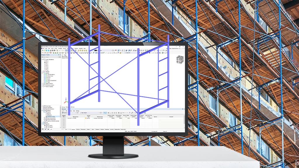 Software para cálculo y dimensionamiento estructural de andamios y estanterías