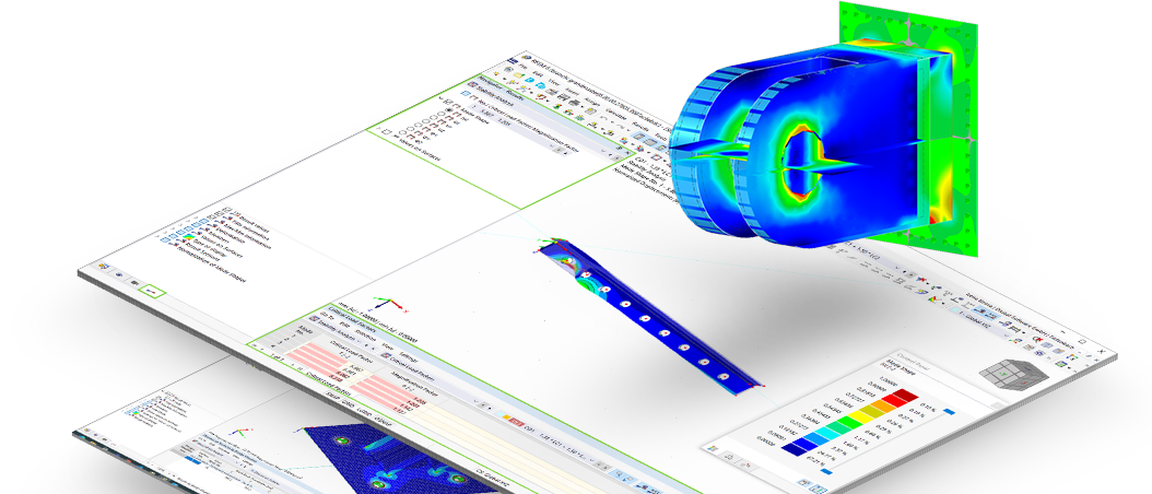 Banner | Análisis tensión-deformación para RFEM 6