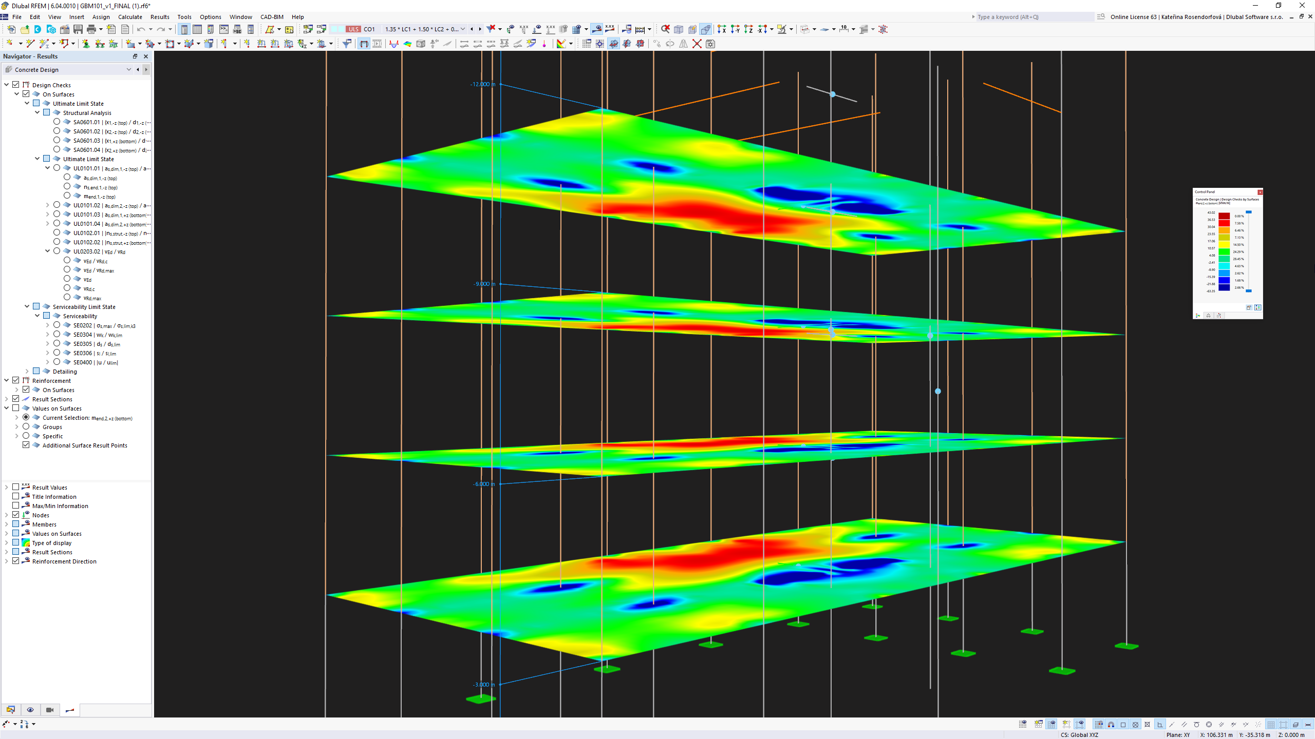 Cálculo de hormigón para RFEM 6