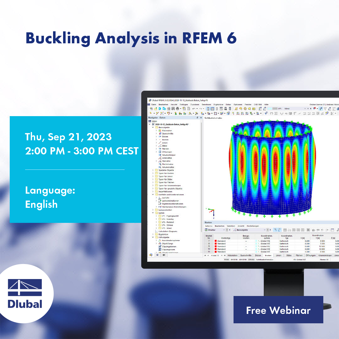 Análisis de pandeo en RFEM 6