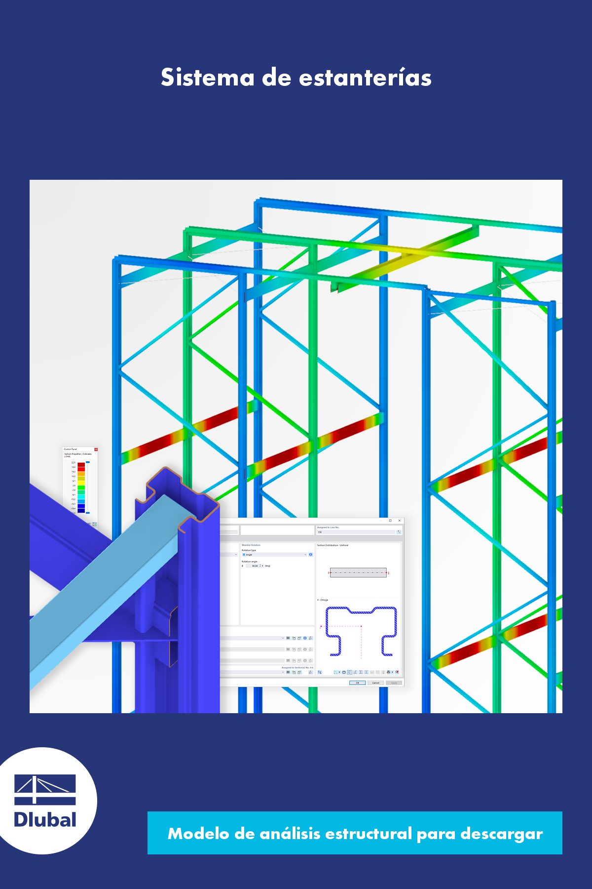 Estructura de estanterías