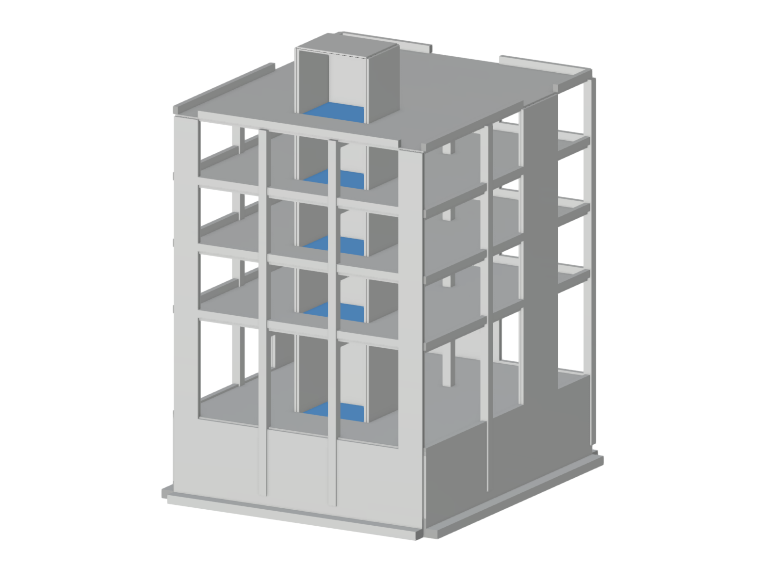 Modelo 004611 | Edificio de hormigón armado