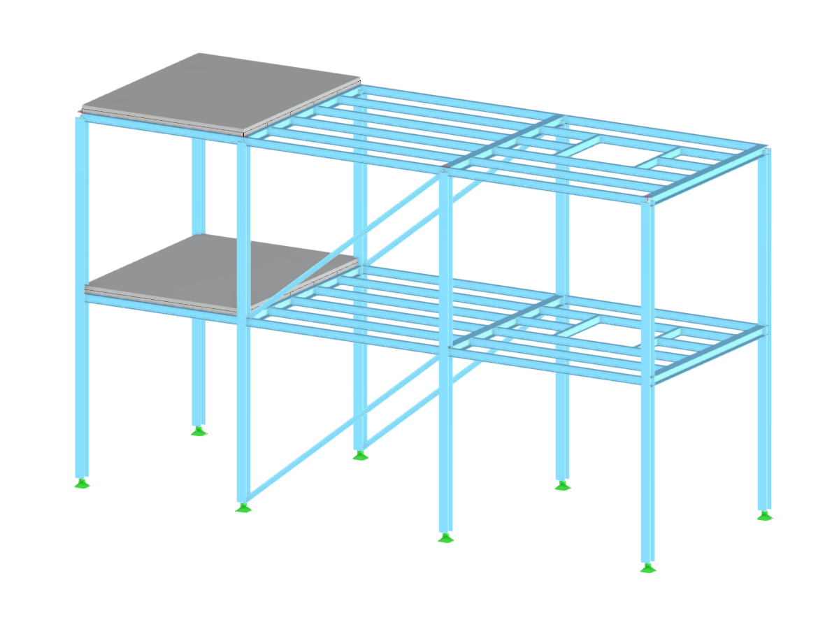 Modelo 004627 | Estructura de acero