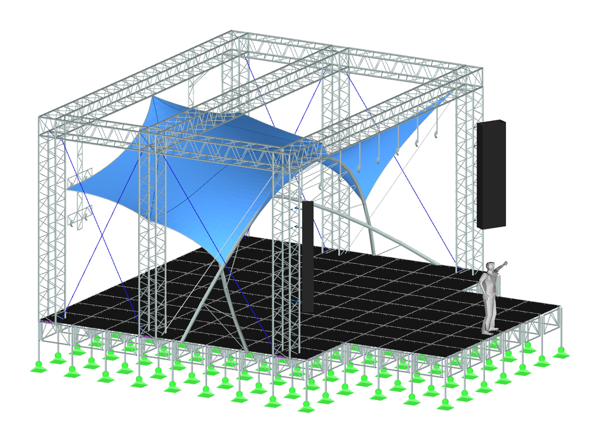 Escenario de conciertos