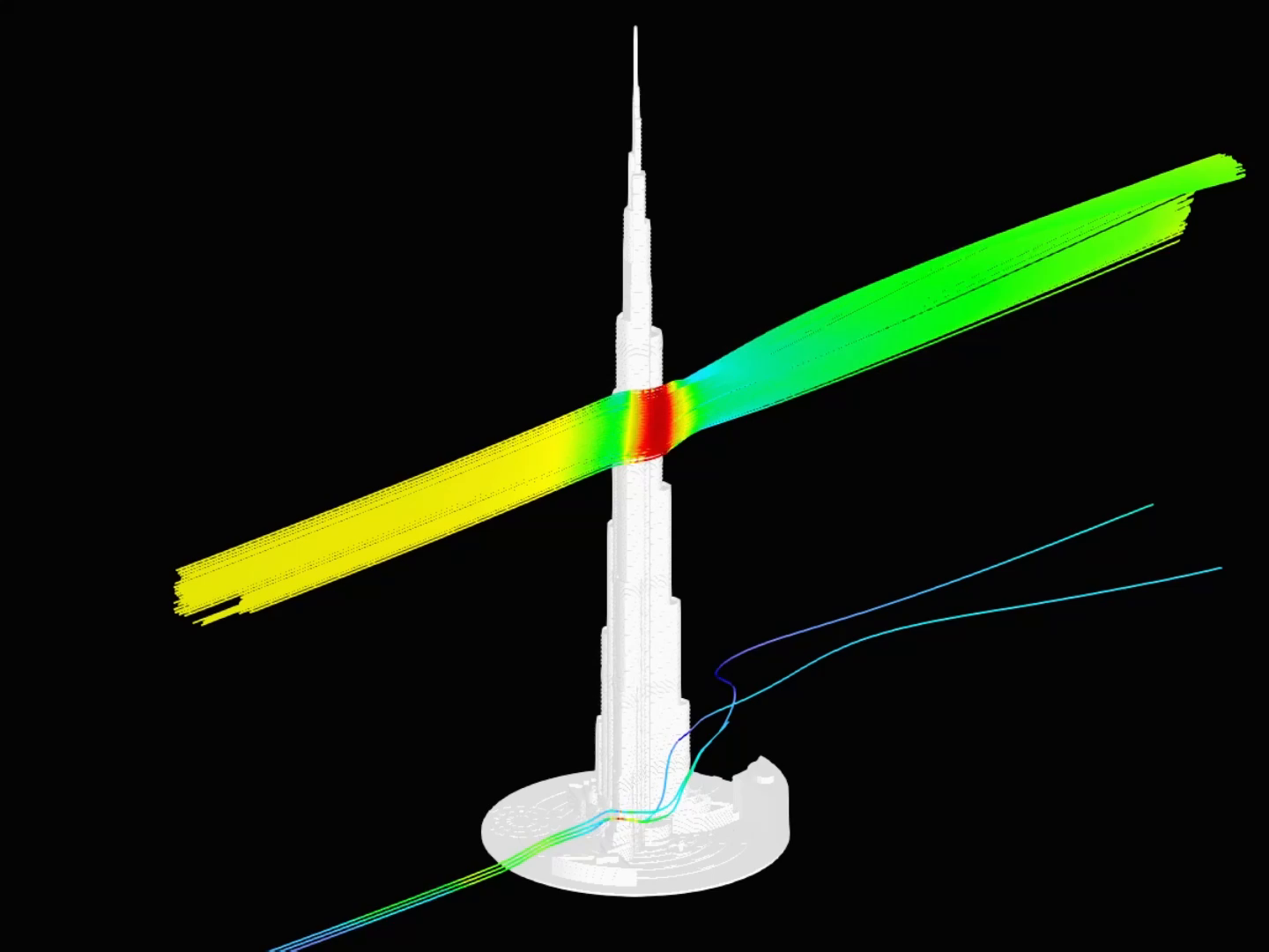 Burj Khalifa, Animación