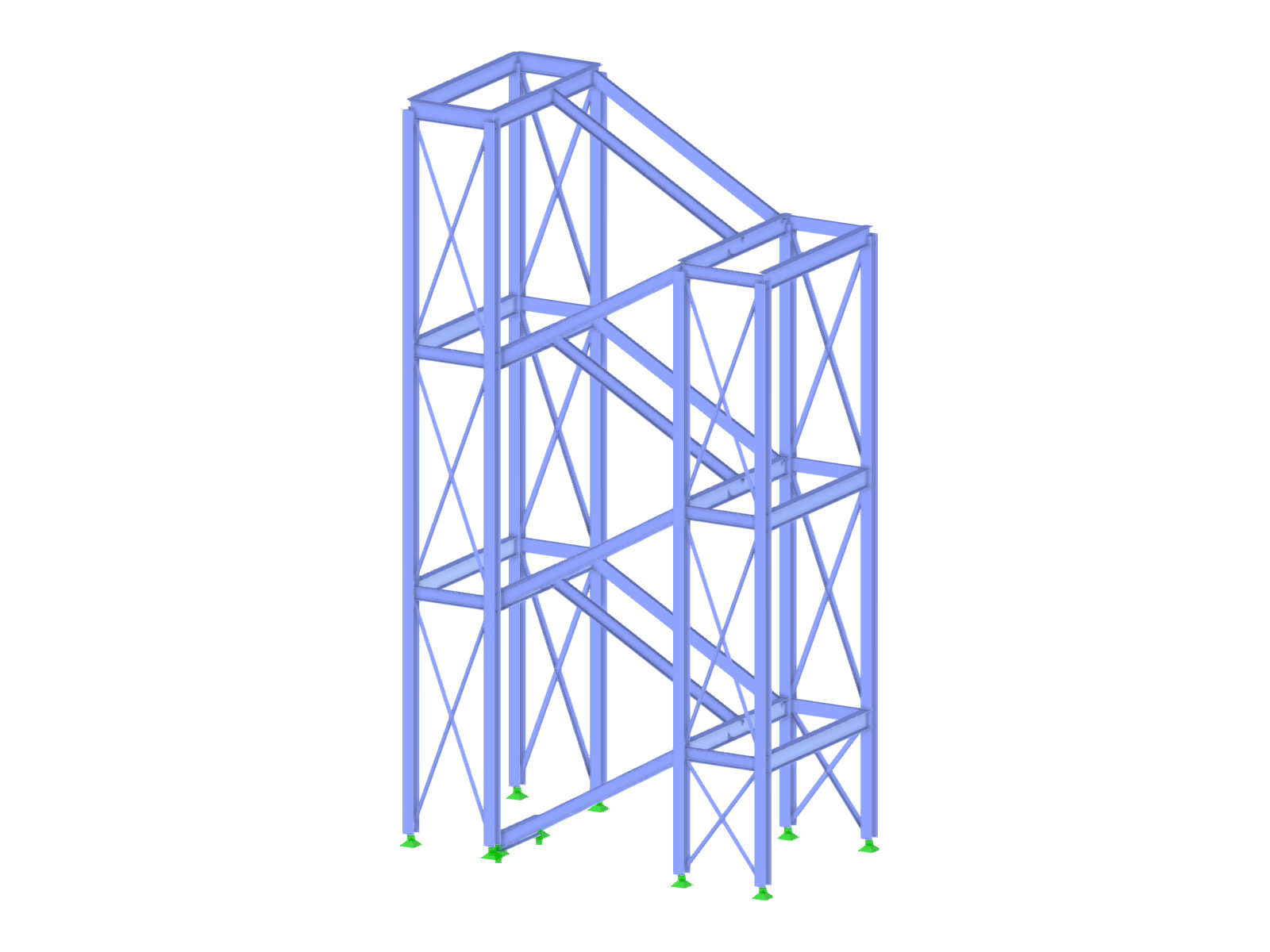 Torre con escalera de acero