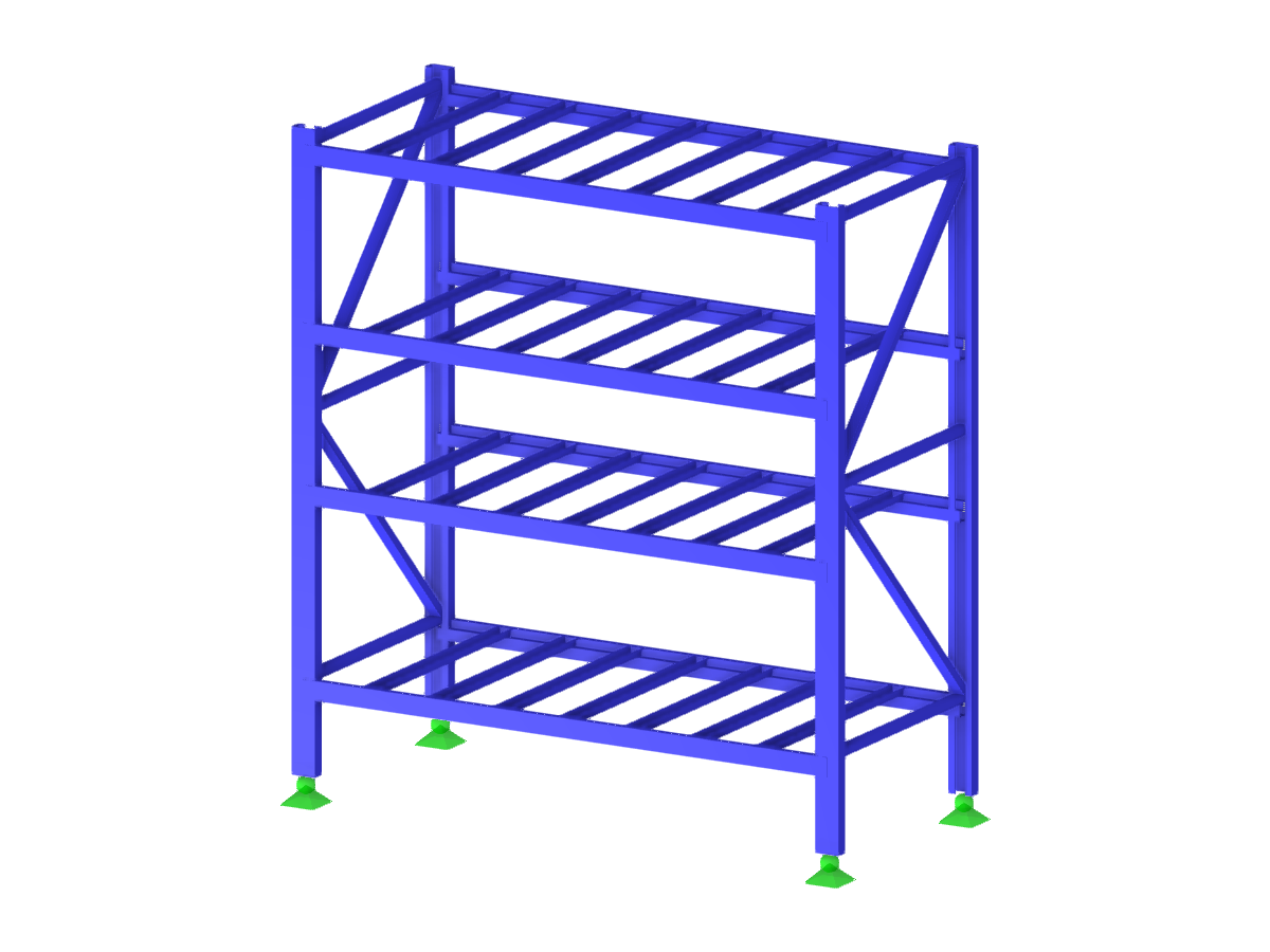 Modelo 003909 | Estructura de estanterías