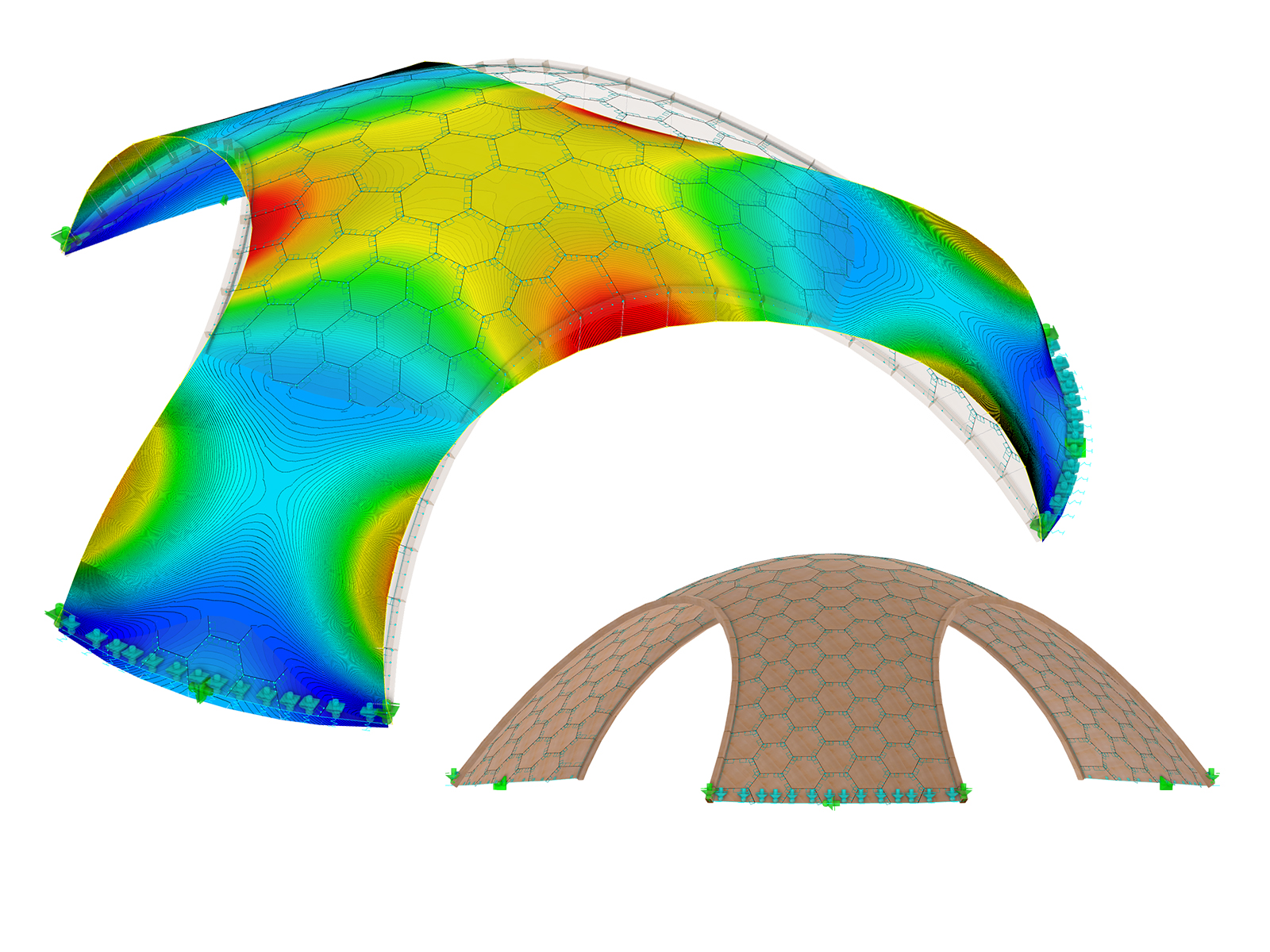 Pancarta D | Cálculo de madera para RFEM 6