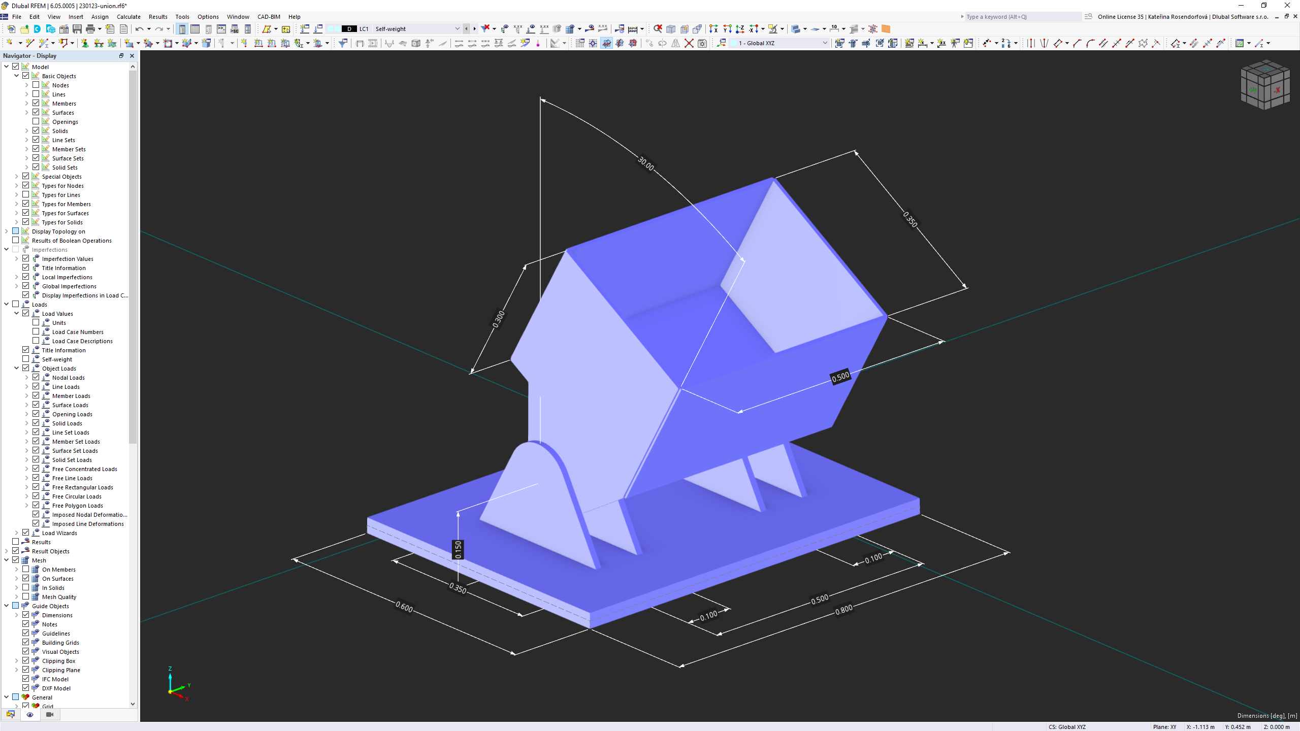 Banner C | Cálculo de acero para RFEM 6