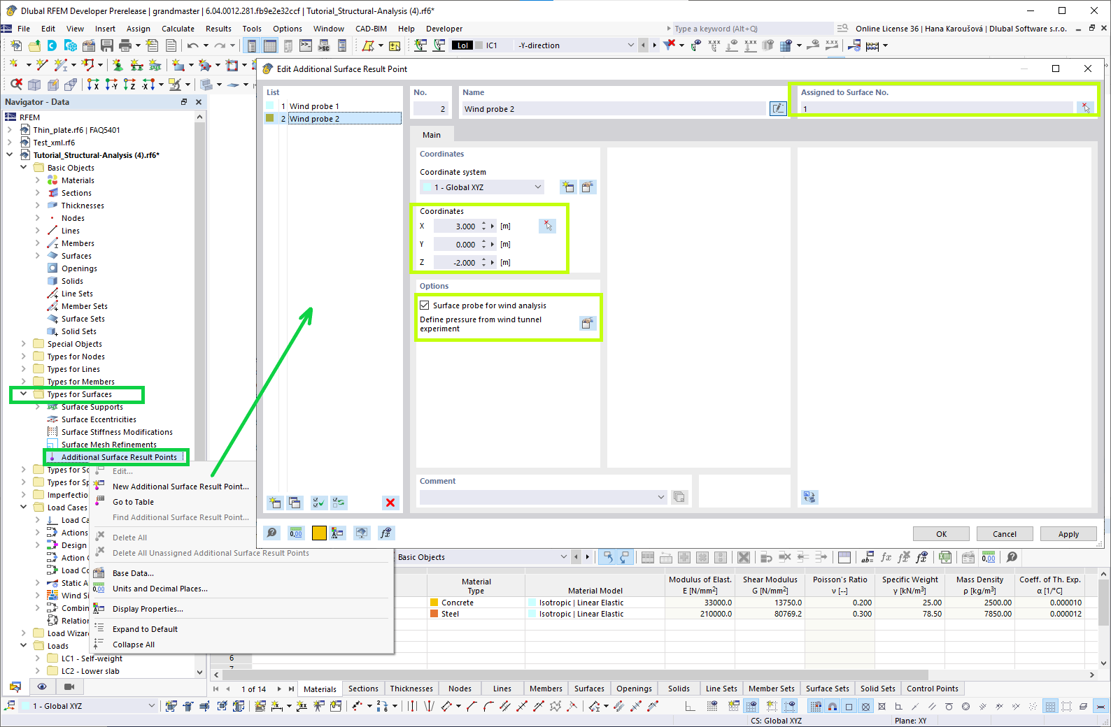 KB 001870 | Análisis estático con cargas de viento a partir de presiones medidas experimentalmente utilizando RWIND 2 y RFEM 6