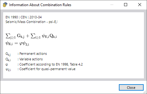 Información sobre las expresiones de combinación