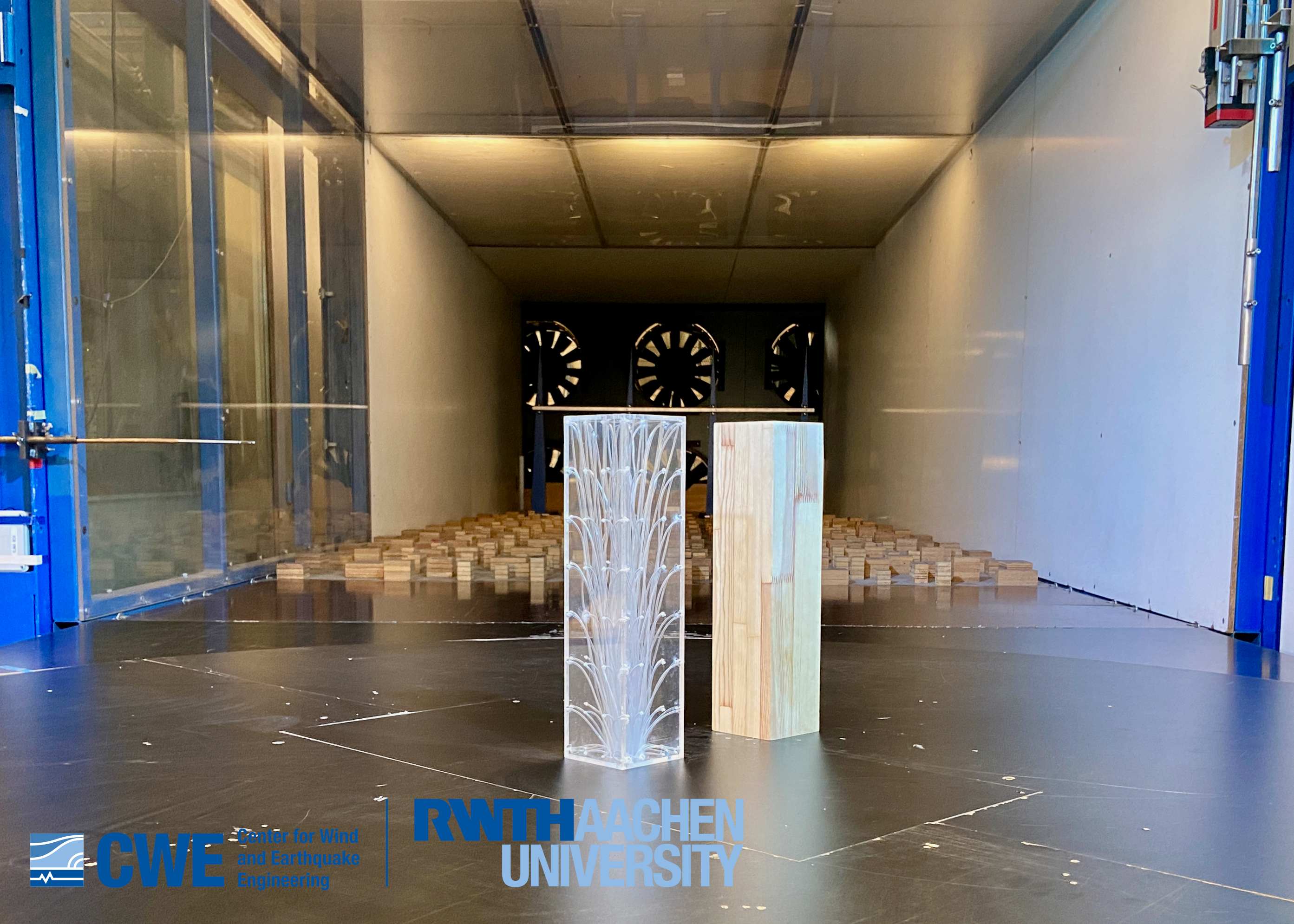 Prueba de túnel de viento experimental – Universidad de Aachen