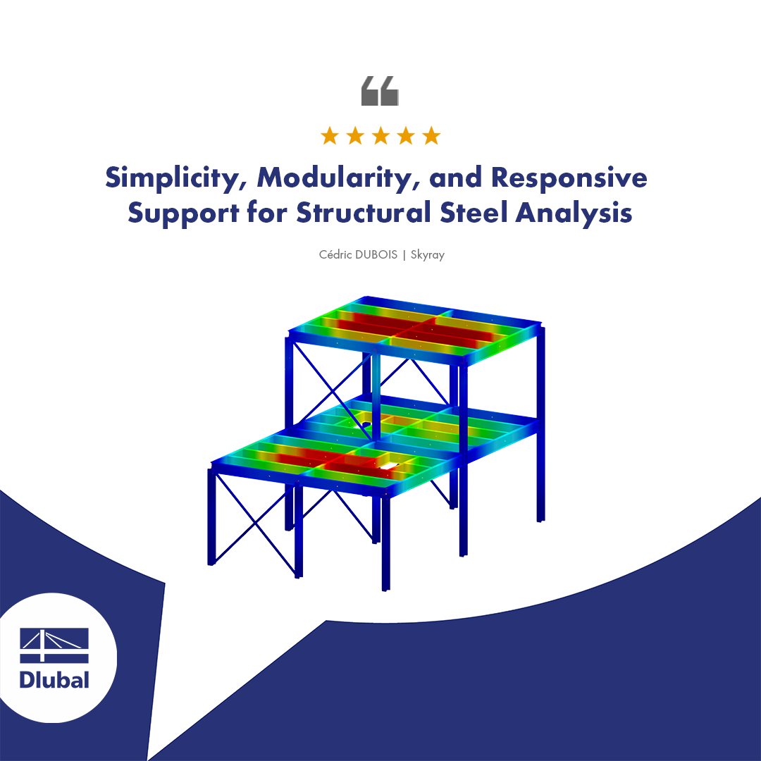 Experiencia de un usuario | Simplicidad, modularidad y soporte receptivo para el análisis de estructuras de acero