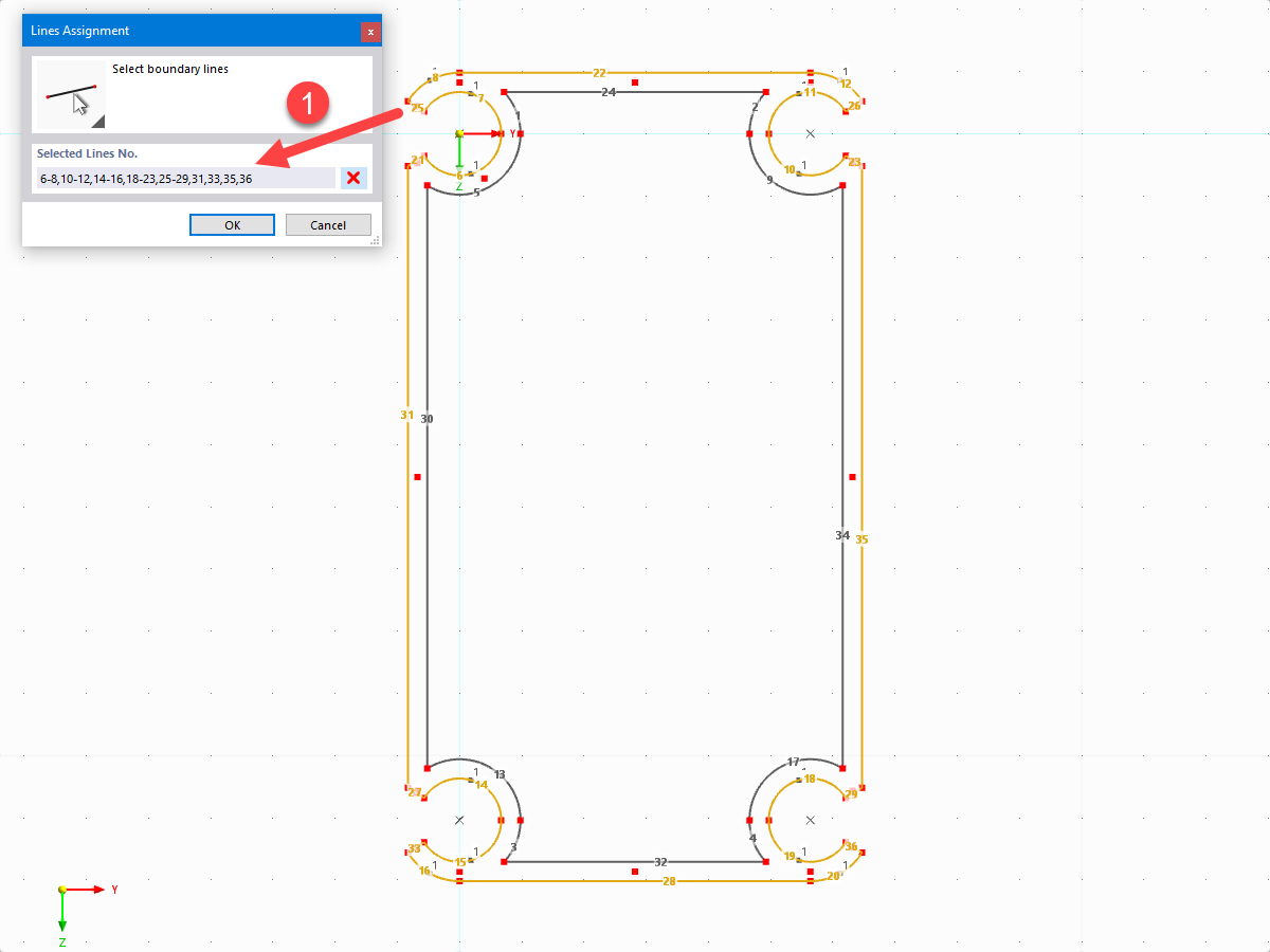 FAQ 005563 | Recibo un error de que mis líneas de contorno no están cerradas en RSECTION 1.