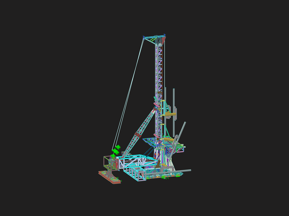 Torre de perforación profunda