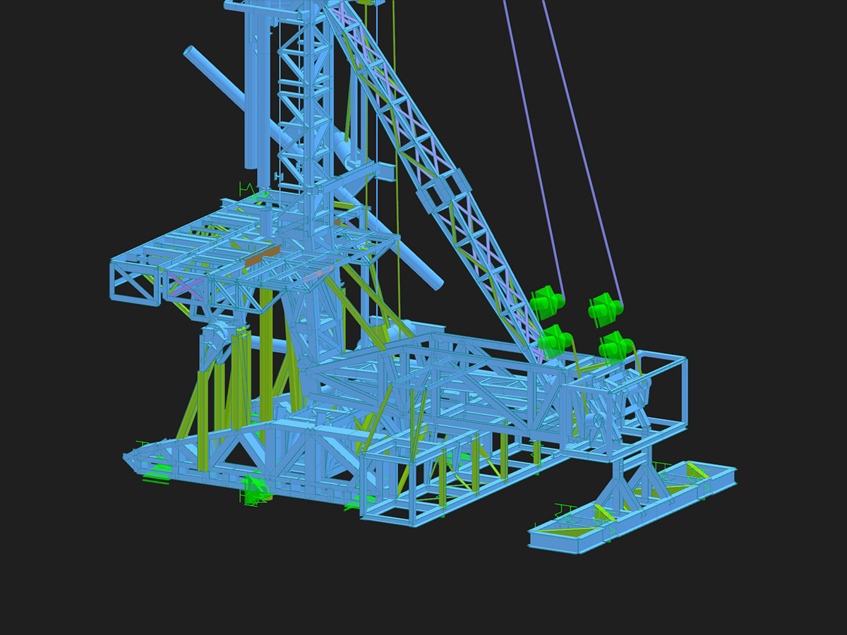 Torre de perforación profunda