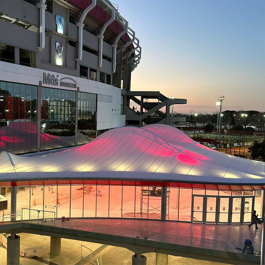 Proyecto de cliente | Proyecto Tenso CARP en el estadio Monumental, Argentina