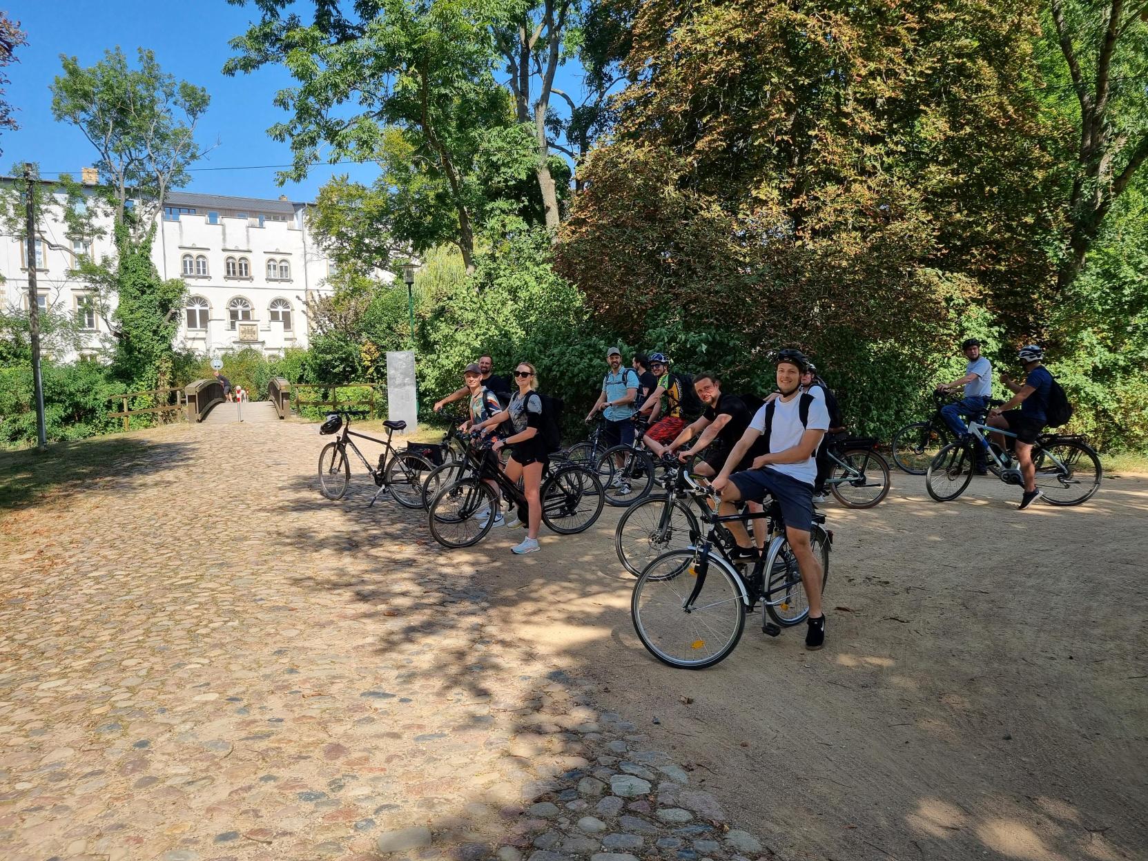 El parque del castillo Litzschena es un lugar perfecto para relajarse.