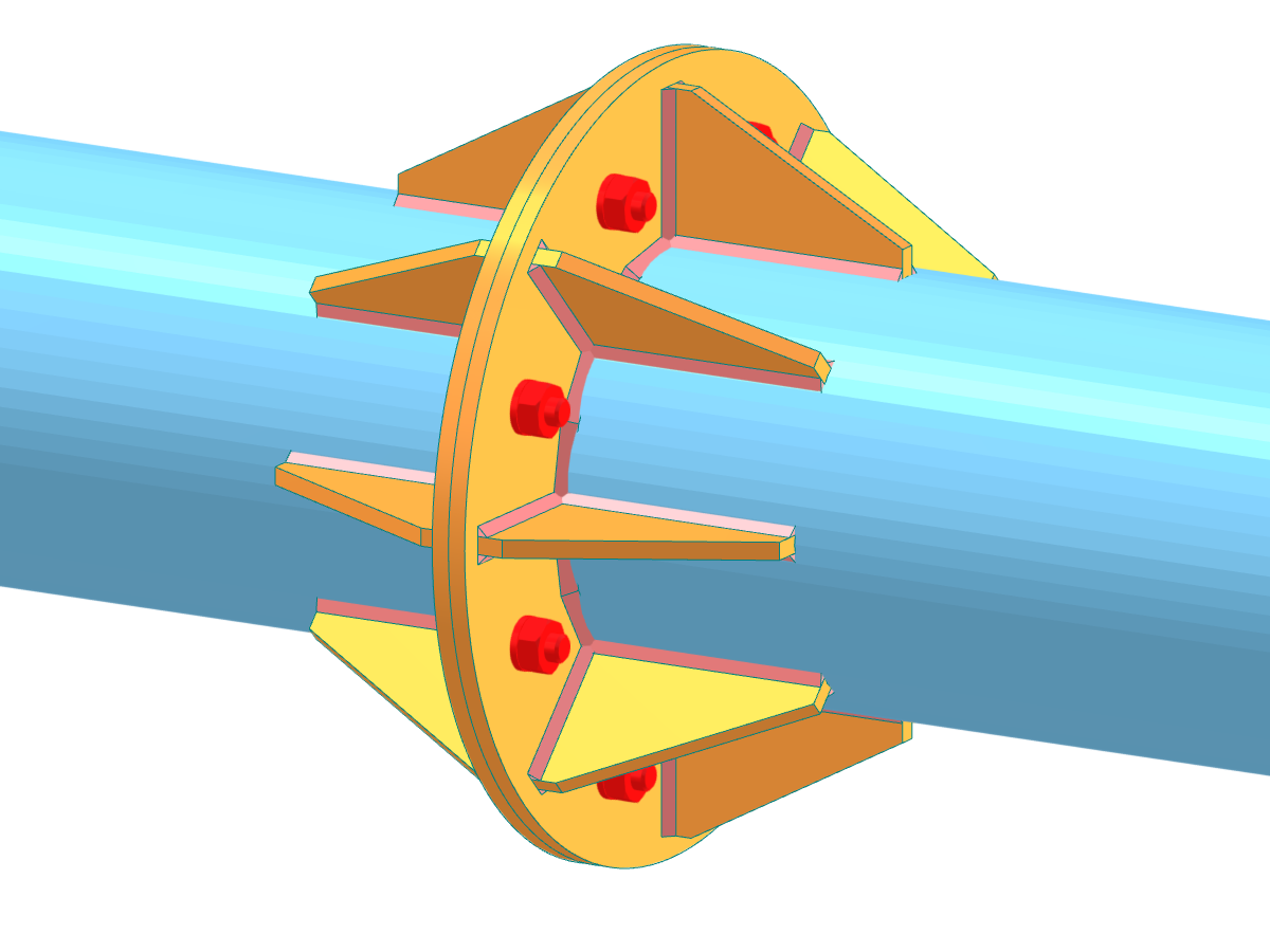 Unión tubular reforzada