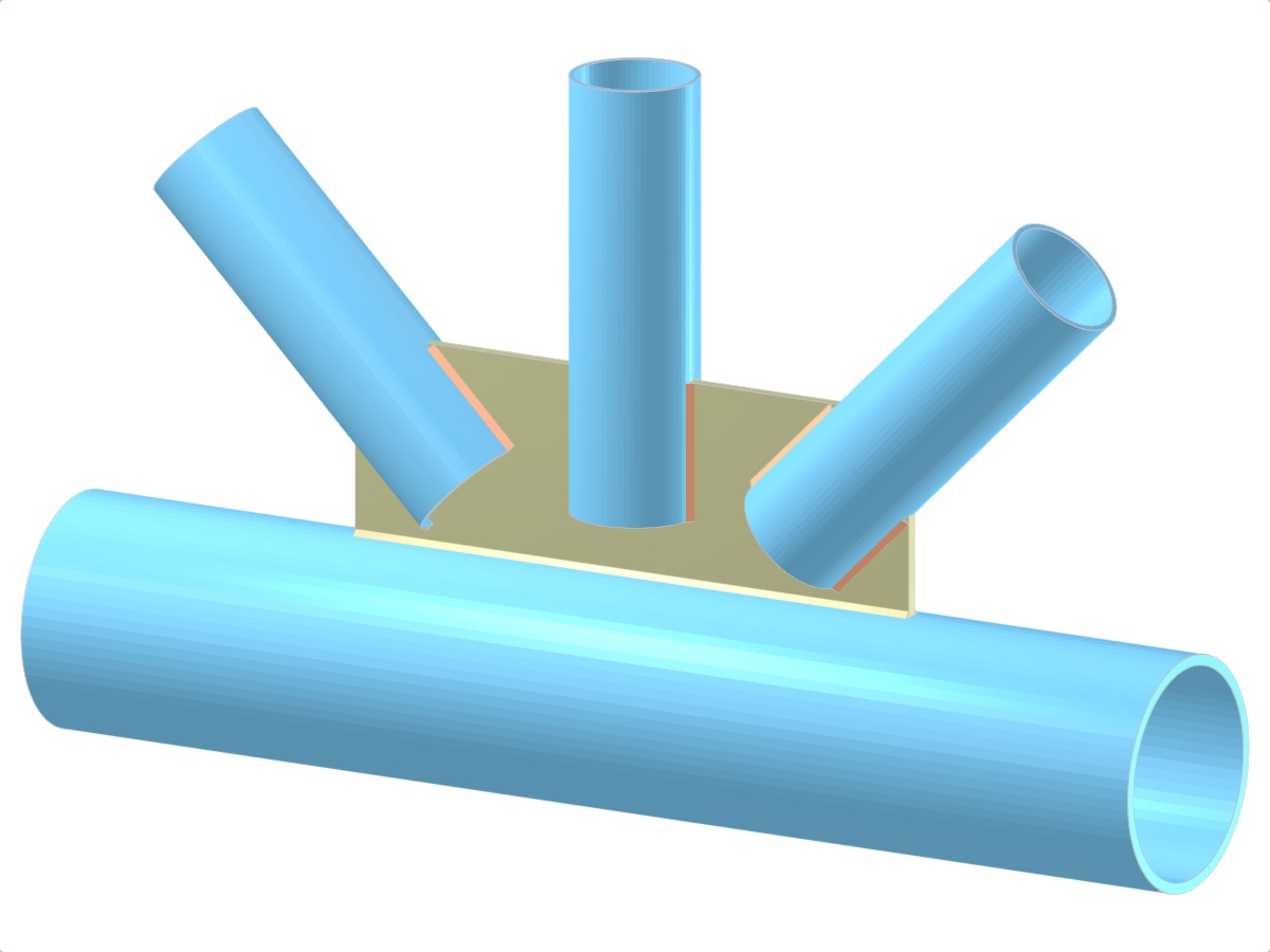 Modelo 005317 | Estructura de cercha | Diagonales y montante al cordón