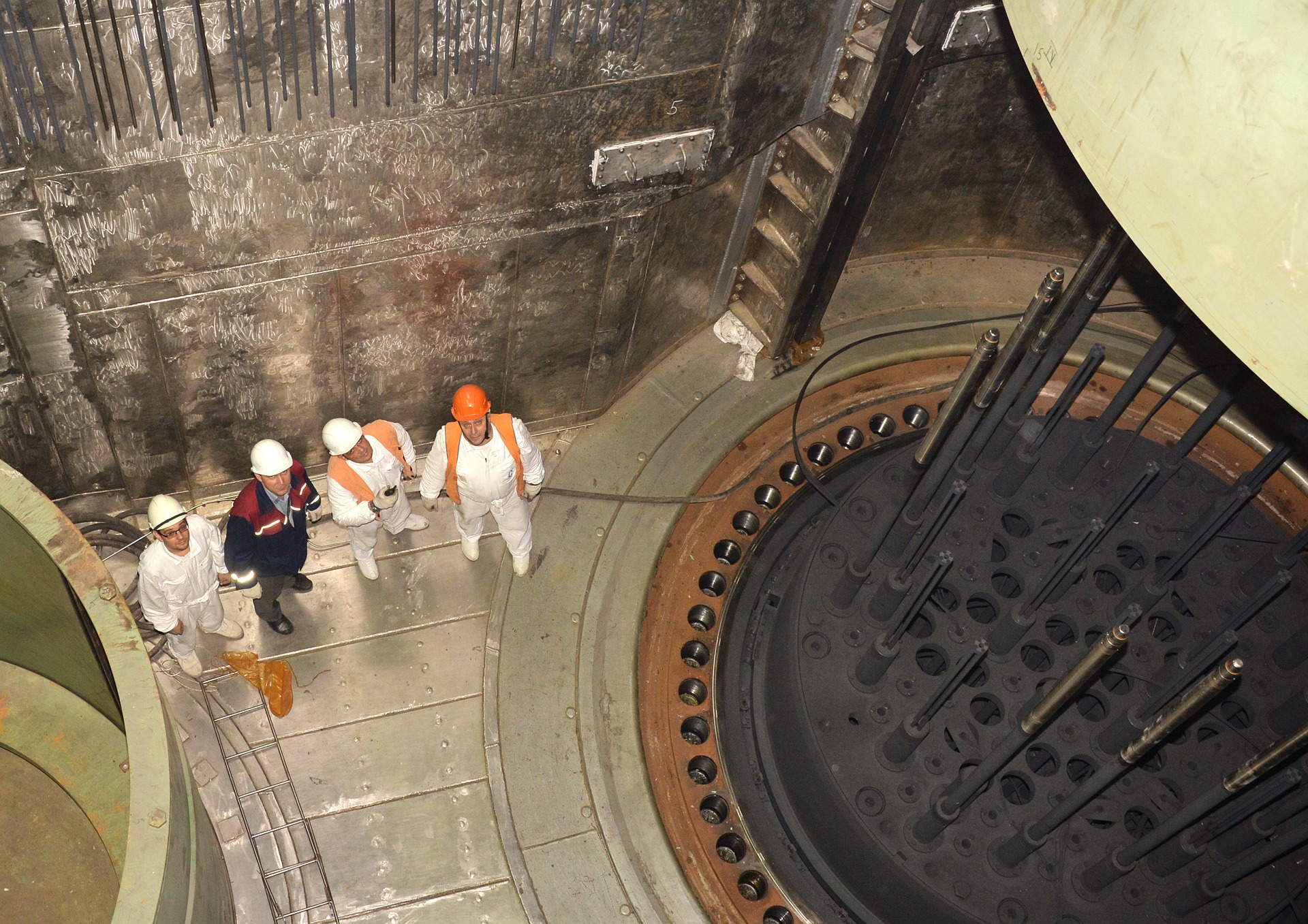 Así se ve el interior de un reactor.