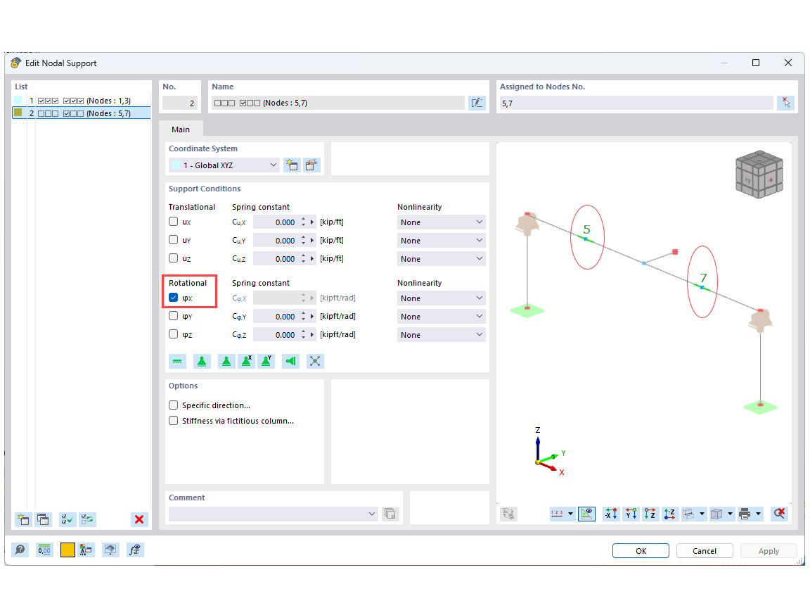 KB 001911 | Análisis torsional según AISC DG 9 con complemento de 7 GDL