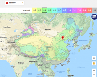 Neue Karten für China im Geo-Zonen-Tool