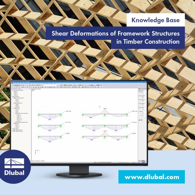 Shear Deformations of Framework Structures in Timber Construction