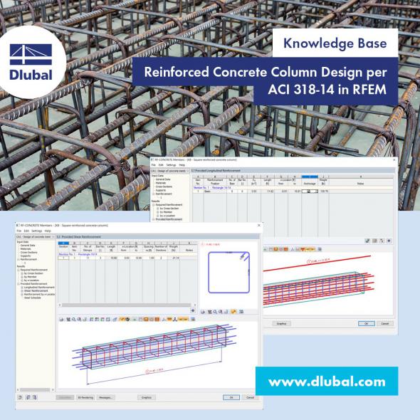 Bemessung von Stahlbetonstützen nach ACI 318-14 in RFEM