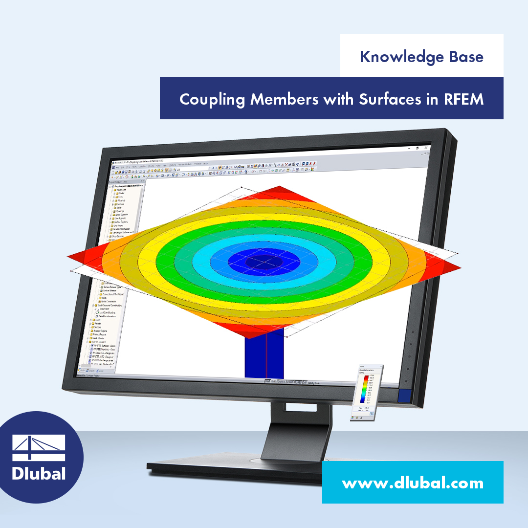 Coupling Members with Surfaces in RFEM