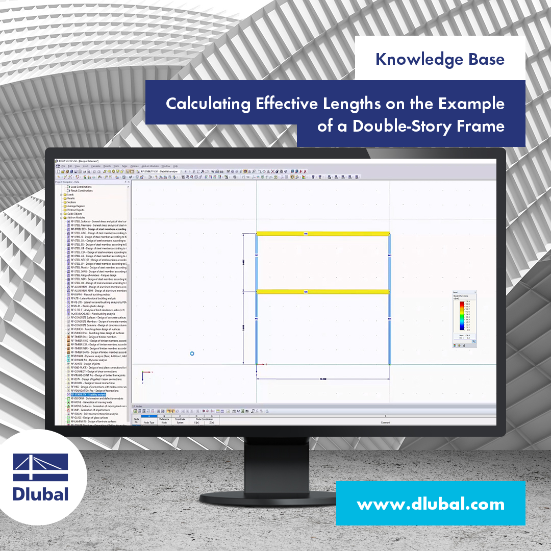 Calculating Effective Lengths on the Example of a Double-Story Frame