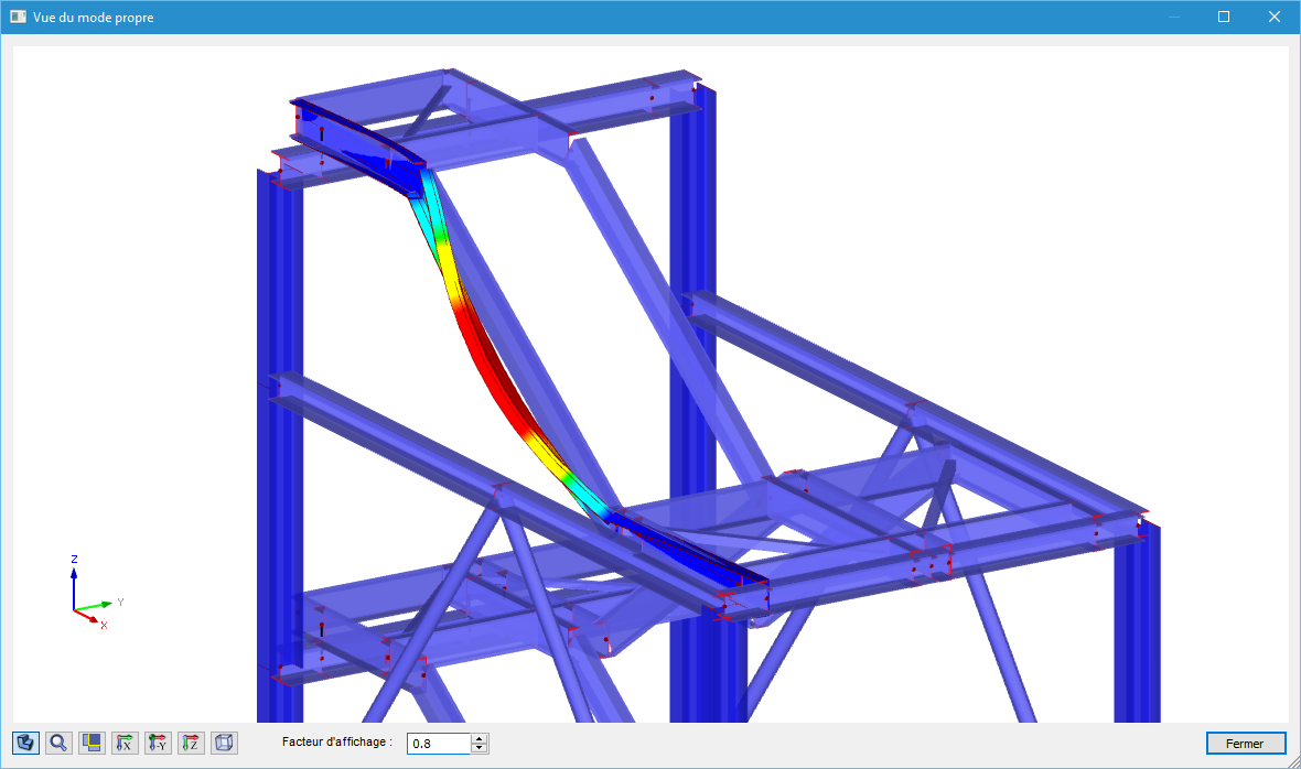 Darstellung der Eigenform eines U-Profiles