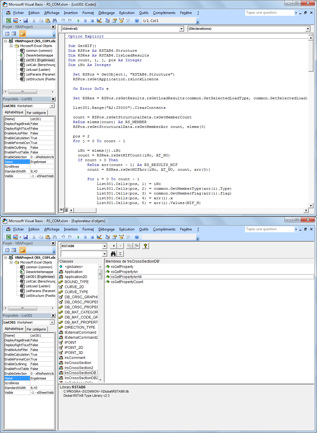 Préparation de l'entrée du générateur dans une salle d'accouchement en Visual Basic