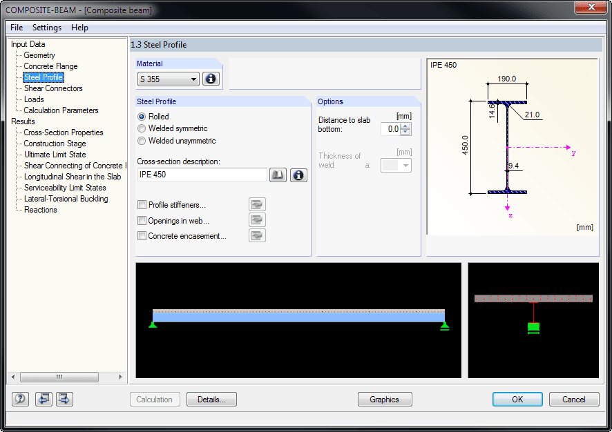 1.3 Profilé en acier